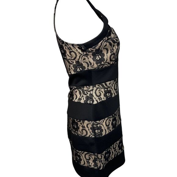 Windsor Sexy Black Lace Cutout Lace Dress 8/10 - Picture 2 of 5